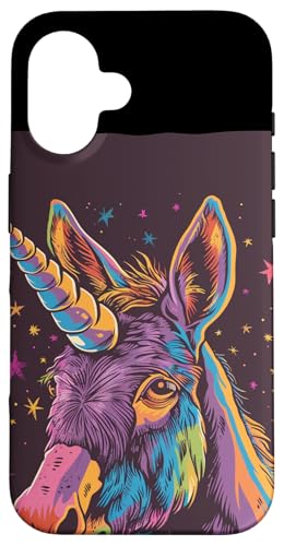 Hülle für iPhone 16 Hübsches Esel-Mais-Kostüm von Unicorn Donkey Outfit