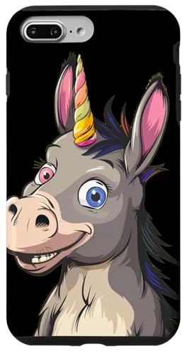 Hülle für iPhone 7 Plus/8 Plus Süßes Fohlen Esel Einhorn Kostüm für Jungen und Mädchen von Unicorn Donkey Outfit