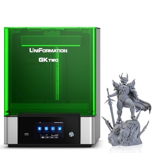 UniFormation GKtwo 3D Drucker, 8K MSLA 10.3 Zoll LCD Photocuring Resin 3D Drucker mit Luftreiniger und Heizfunktion, Druckgröße 228 * 128 * 245 mm von Uniformation