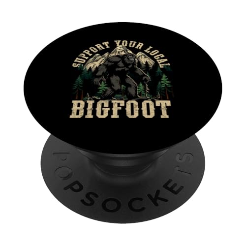 Bigfoot Cryptid Cryptozoology Sasquatch Bigfoot PopSockets Klebender PopGrip von Unique Bigfoot Gifts for Men and Women