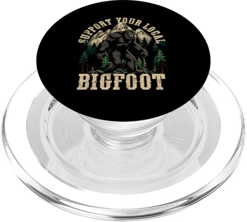 Bigfoot Cryptid Cryptozoology Sasquatch Bigfoot PopSockets PopGrip für MagSafe von Unique Bigfoot Gifts for Men and Women