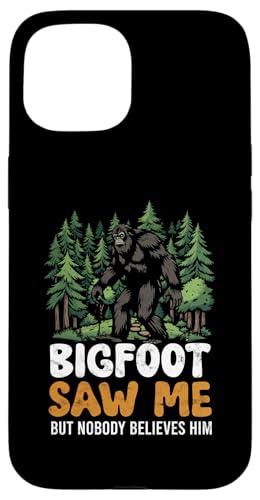 Hülle für iPhone 15 Bigfoot Cryptid Cryptozoology Sasquatch Bigfoot von Unique Bigfoot Gifts for Men and Women