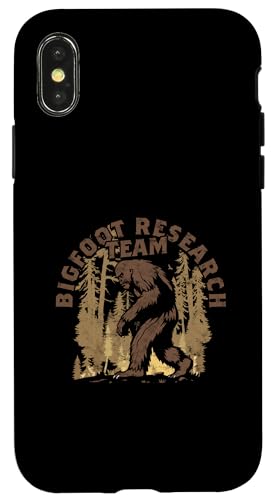 Hülle für iPhone X/XS Bigfoot Cryptid Cryptozoology Sasquatch Bigfoot von Unique Bigfoot Gifts for Men and Women