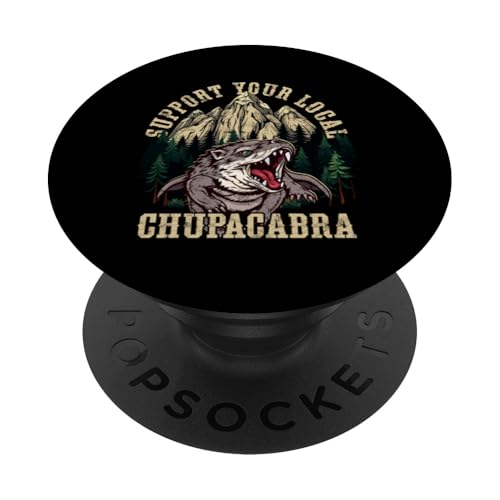 Chupacabra-Kryptozoologie Chupacabra PopSockets Klebender PopGrip von Unique Chupacabra Gifts for Men and Women