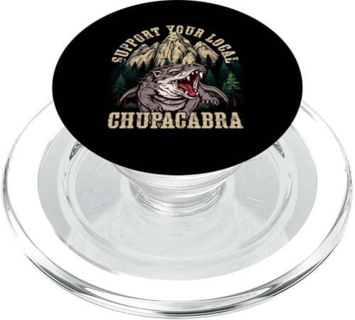 Chupacabra-Kryptozoologie Chupacabra PopSockets PopGrip für MagSafe von Unique Chupacabra Gifts for Men and Women