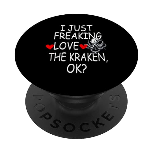 Kraken Cryptid Kryptozoologie Kraken PopSockets Klebender PopGrip von Unique Kraken Gifts for Men and Women