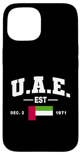 Hülle für iPhone 15 UAE Est. Dez.2 1971 Dubai Vacation Souvenir UAE National Day von United Arab Emirates Design Love UAE Flag