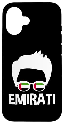 Hülle für iPhone 16 Emirati Boy Sonnenbrille mit Flagge der VAE Dubai Abu Dhabi von United Arab Emirates Design Love UAE Flag