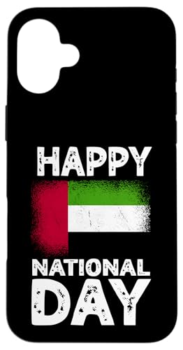 Hülle für iPhone 16 Plus Alles Gute zum Nationalfeiertag in den VAE — Urlaubs-Souven von United Arab Emirates Design Love UAE Flag