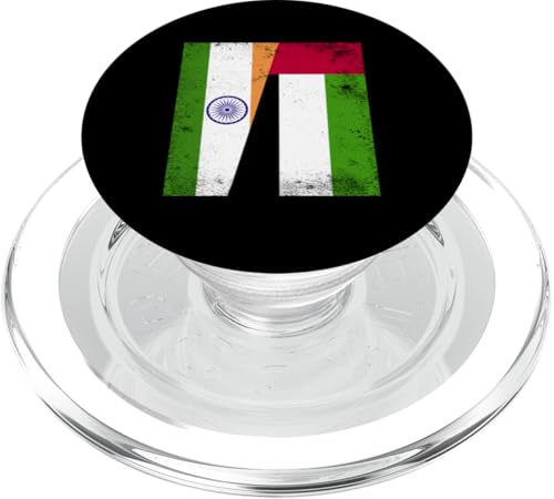 Indien VAE Halbflagge Indische Emirate Freundschaft PopSockets PopGrip für MagSafe von United Arab Emirates Design Love UAE Flag