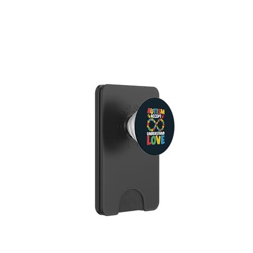 Autismus-Bewusstsein Familie Autistisch Jungen Mädchen Autismus Papa Mama PopSockets PopWallet für MagSafe von United By Autism Family Apparel.USA