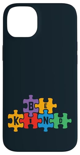 Hülle für iPhone 14 Plus Autismus-Bewusstsein Be Kind Autistic Jungen Mädchen Autismus Mama Väter von United By Autism Family Apparel.USA