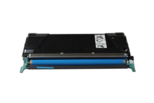 Rebuilt für Lexmark C 532 Toner Cyan - 00C5222CS - Für ca. 3000 Seiten (5% Deckung) von United Toner