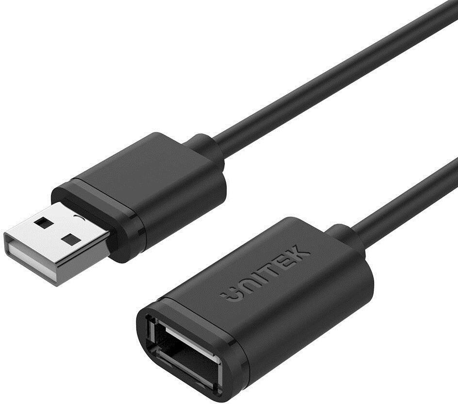 UNITEK Y-C418GBK USB Kabel 5 m USB 2.0 USB A Schwarz (Y-C418GBK) von Unitek
