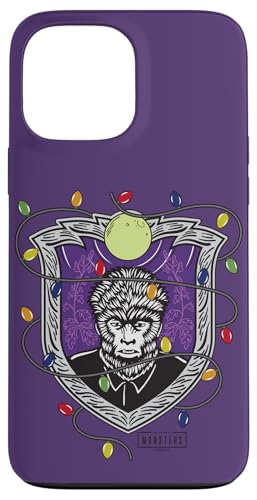 Hülle für iPhone 13 Pro Max Universal Monsters Wolfman Christmas Lights Crest von Universal Monsters