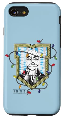 Hülle für iPhone SE (2020) / 7 / 8 Universal Monsters The Invisible Man Christmas Lights Crest von Universal Monsters