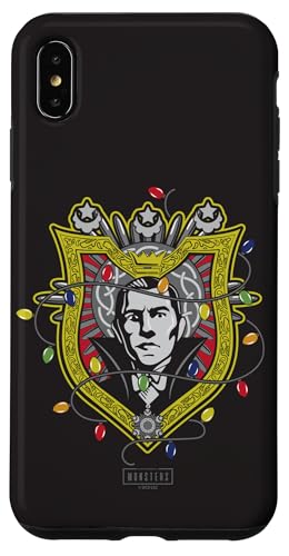 Hülle für iPhone XS Max Universal Monsters Dracula Christmas Lights Crest von Universal Monsters