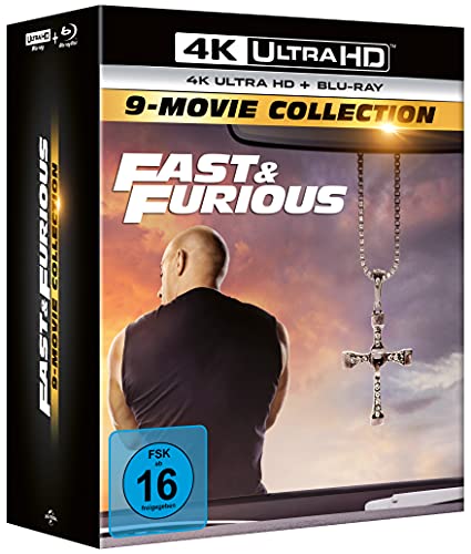 Fast & Furious - 9-Movie Collection (9 4K Ultra-HD) (+ 9 Blu-rays 2D) von Universal Pictures