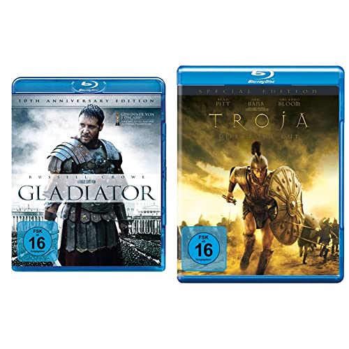 Gladiator - 10th Anniversary Edition [Blu-ray] & Troja (Director's Cut) [Blu-ray] von Universal Pictures Germany GmbH