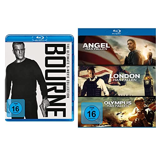 Bourne - The Ultimate 5-Movie-Collection [Blu-ray] & Olympus/London/Angel has fallen - Triple Film Collection [Blu-ray] von Universal Pictures Video