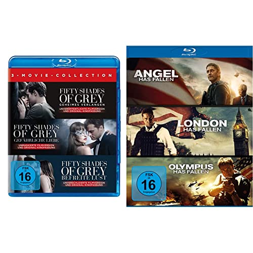 Fifty Shades of Grey - 3-Movie Collection [Blu-ray] & Olympus/London/Angel has fallen - Triple Film Collection [Blu-ray] von Universal Pictures