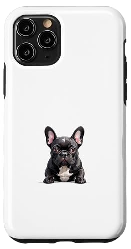 Hülle für iPhone 11 Pro Entsperren Sie den Charme französischer Bulldoggen mit dieser Silhouette von UnluckyStore