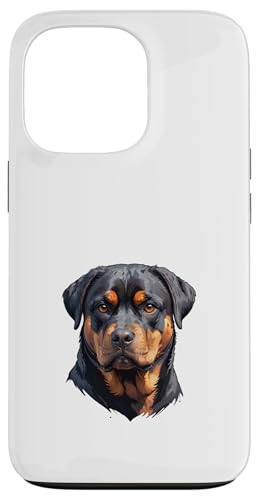 Hülle für iPhone 13 Pro Dynamic Guardian: Rottweiler-Silhouette von UnluckyStore