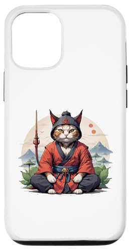 Hülle für iPhone 13 Pro Japanische Ninja Katze von UnluckyStore