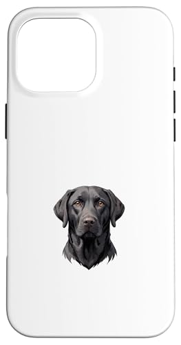 Hülle für iPhone 16 Pro Max Silhouette eines Labrador Retrievers von UnluckyStore