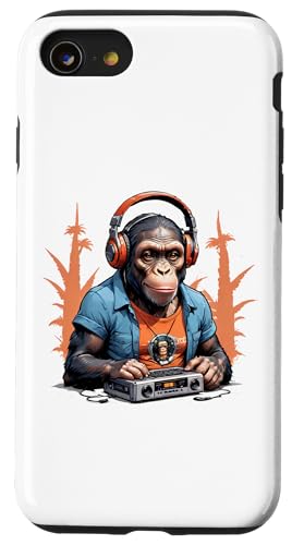 Hülle für iPhone SE (2020) / 7 / 8 DJ Chimp: Spinning the Jungle Beats von UnluckyStore