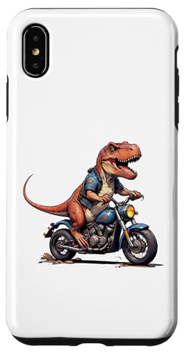 Hülle für iPhone XS Max T-Rex Motorrad Escape von UnluckyStore