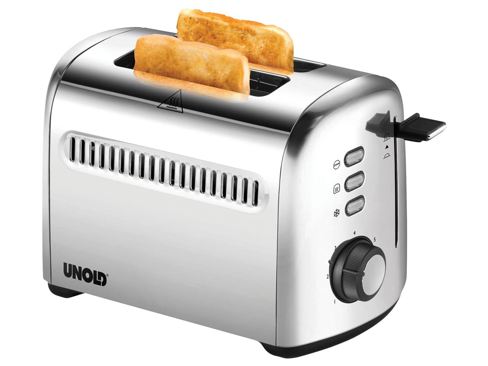 UNOLD Toaster 2er Retro 38326, edelstahl, 950 W von Unold