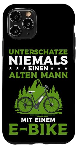 Unterschätze Niemals Einen Alten Mann Mit Einem E-Bike Hülle für iPhone 11 Pro von Unterschätze Niemals Alten Mann E-Bike Motiv