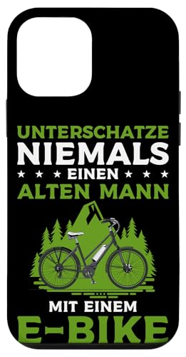 Unterschätze Niemals Einen Alten Mann Mit Einem E-Bike Hülle für iPhone 12 mini von Unterschätze Niemals Alten Mann E-Bike Motiv