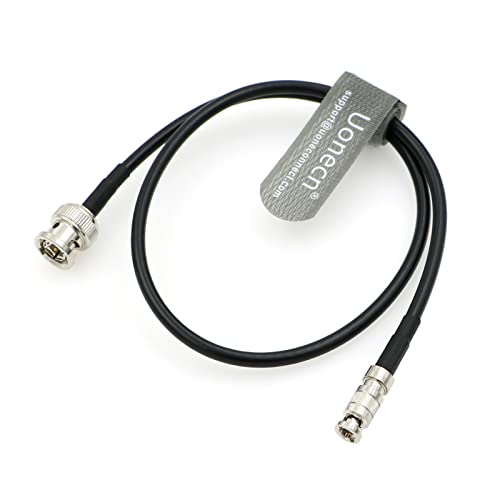 Uonecn BNC Stecker auf Micro BNC Stecker High Density 6G SDI Koaxialkabel für Blackmagic Video 50cm von Uonecn