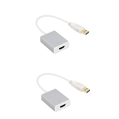 Uonlytech 2St USB-Adapter USB zu Kabel USB zu HDTV Adapter usb3.0 zu Adapter Adapterkabel Fernsehen Konverter 1080p von Uonlytech