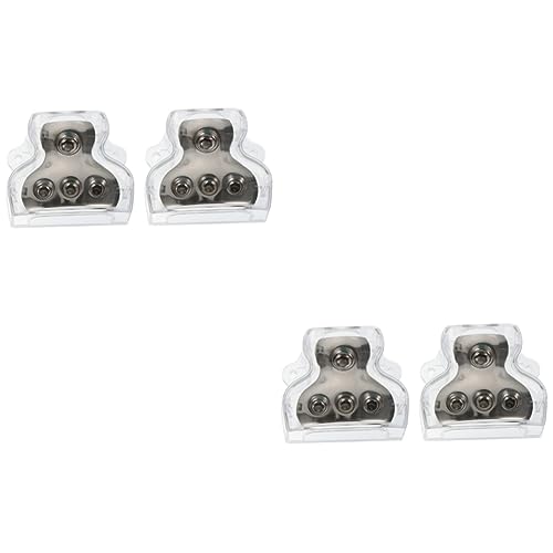 Uonlytech 4 Stück 3 Anschlussdose Auto Audio Splitter Auto Stromverteilungsblock Verstärker Verteilerblock Auto Audio Splitter Auto Audio Erdungsblock Bodenverteiler Spender von Uonlytech