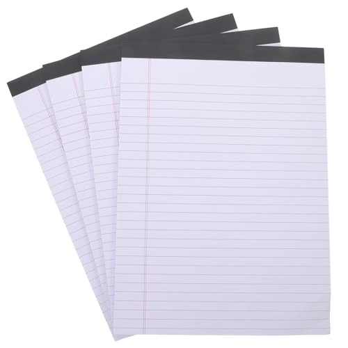 Uonlytech 4 Stück Papier nehmen Notizbücher für die Arbeit Arbeitsheft Zeitschrift linierte Papierblöcke Reißbares Notizbuch Liniertes Notizbuch A4 Notizblock Ideen-Notizbuch Pads Weiß Uonlytech 4 Stück Papier nehmen Notizbücher für die Arbeit Arbeitsheft Zeitschrift linierte Papierblöcke Reißbares Notizbuch Liniertes Notizbuch A4 Notizblock Ideen-Notizbuch Pads Weiß von Uonlytech
