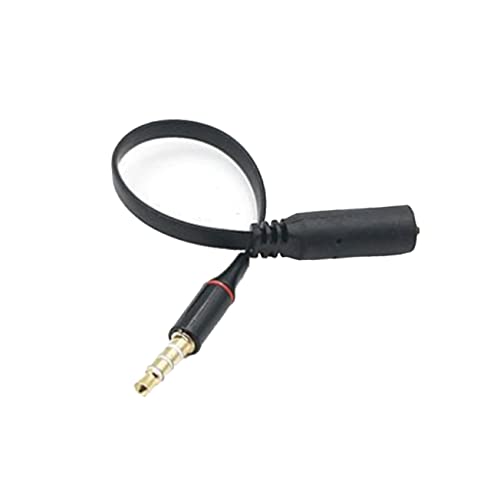 Uonlytech Audio-Verlängerungsadapterkabel Telefon Charms schwarzes Audiokabel handykabel klinken adapter Verlängerungskabel von Stecker auf Buchse kopfhörer verlängerungskabel Black von Uonlytech