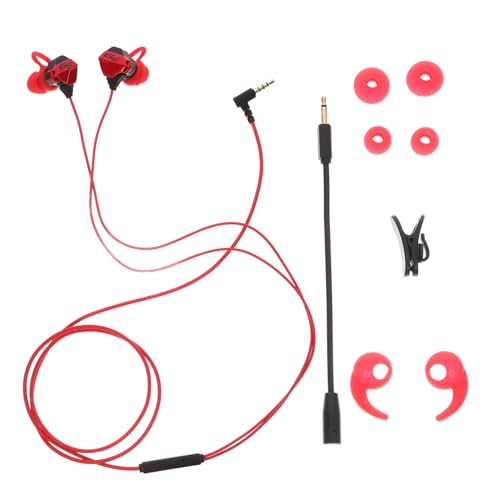 Uonlytech Kabel-Headset Haken Kopfhörer Ohr Wahr Draht Spiel Aux Gehörschutzstöpsel Rot Abs Uonlytech Kabel-Headset Haken Kopfhörer Ohr Wahr Draht Spiel Aux Gehörschutzstöpsel Rot Abs von Uonlytech