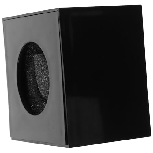 Uonlytech Kasten Mikrofonbox Low-Profile-Mikrofonarm Computer-Lautsprecher Mikrofon für steht mikrofonständer mikrofonhalterung Mikrofonhalter aus Kunststoff Mikrofon Zubehör Plastik Black von Uonlytech