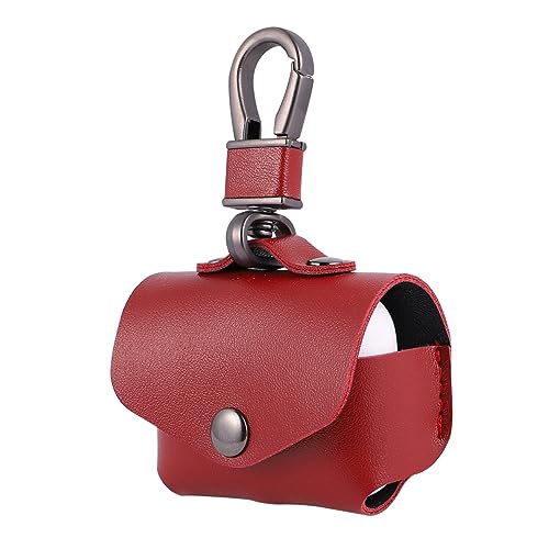 Uonlytech Kopfhörer Fall Schlüsselbund Hüllenabdeckung Etui mit Schlüsselanhänger kopfhörertasche kopfhörer Box Ledertasche für drahtlose Kopfhörer Schutzhülle für kabellose Kopfhörer rot Uonlytech Kopfhörer Fall Schlüsselbund Hüllenabdeckung Etui mit Schlüsselanhänger kopfhörertasche kopfhörer Box Ledertasche für drahtlose Kopfhörer Schutzhülle für kabellose Kopfhörer rot von Uonlytech
