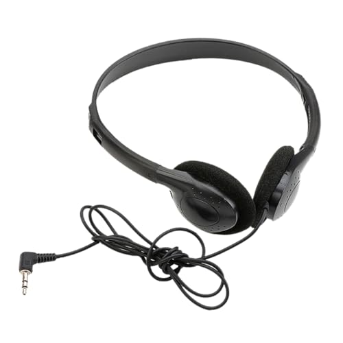 Uonlytech Kopfhörer Mikrofonkabel Verdrahtet Ohrstöpsel Über Ohr Headset Ohrhörer Black Plastik von Uonlytech