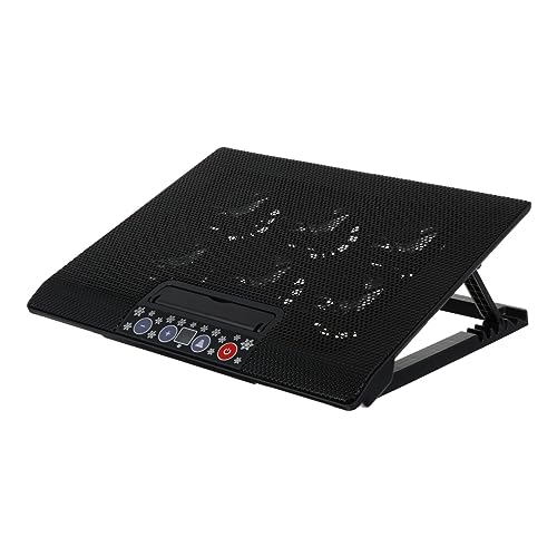 Uonlytech Notebook-kühler Externer Lüfter Für Laptop Monitor Gadgets Schoß Laptops Faltbarer Kühler Laptop-kühlkissen Vakuum Tragbarer USB Desktop Black Eisengitter Und Kunststoff von Uonlytech