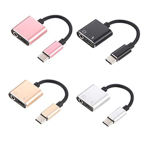 Uonlytech Typ-c-Adapter Kabelgebundene Ohrhörer USB c Zum Kopfhöreranschluss-Adapter Mikrofon Dual Daten Verdrahtet USB c -Adapter Für Kopfhörer Jack Audio- Aux Golden Uonlytech Typ-c-Adapter Kabelgebundene Ohrhörer USB c Zum Kopfhöreranschluss-Adapter Mikrofon Dual Daten Verdrahtet USB c -Adapter Für Kopfhörer Jack Audio- Aux Golden von Uonlytech