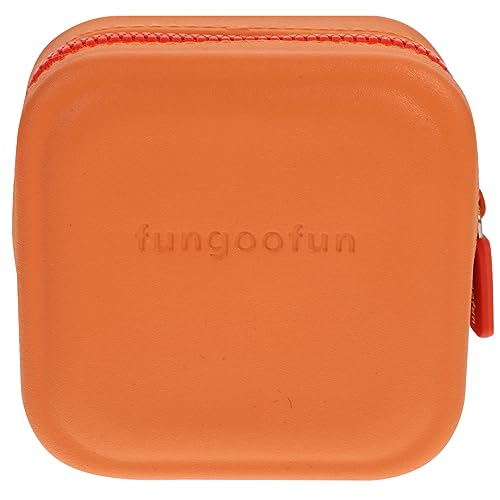 Uonlytech tragbares Datenkabel Kabel-Organizer-Tasche elektronische Aufbewahrungstasche Kosmetiktasche Portable Reisekabel-Organizer Aufbewahrungstasche für Zubehör Kabelorganisator Orange von Uonlytech