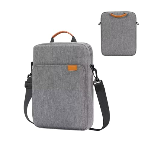 Uoqpty Tablet-Hülle, Tablet-Hülle-Tasche - Aktentasche Umhängetasche mit Griff,13-Zoll-Tablet-Hülle, Schutzhülle für Männer und Frauen von Uoqpty