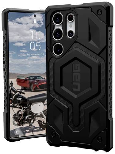 Urban Armor Gear Monarch Pro Outdoorcase Samsung Galaxy S23 Ultra Carbon Induktives Laden, Stoßfest von Urban Armor Gear