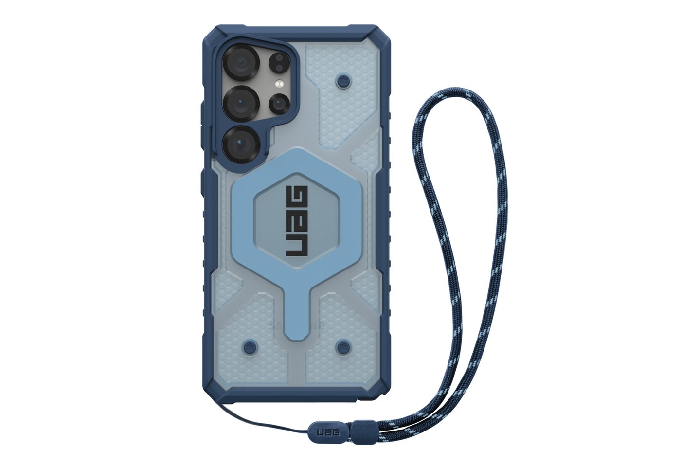 Urban Armor Gear Smartphone-Hülle Pathfinder & Lanyard - Samsung Galaxy S25 Ultra Hülle mit Band, (MagSafe kompatibel, Abnehmbare Handschlaufe) von Urban Armor Gear