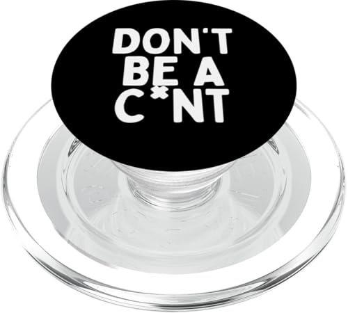 Just for LZ Lustiges sarkastisches Zitat "Don't Be Rude Witty" PopSockets PopGrip für MagSafe von Urban Attitude